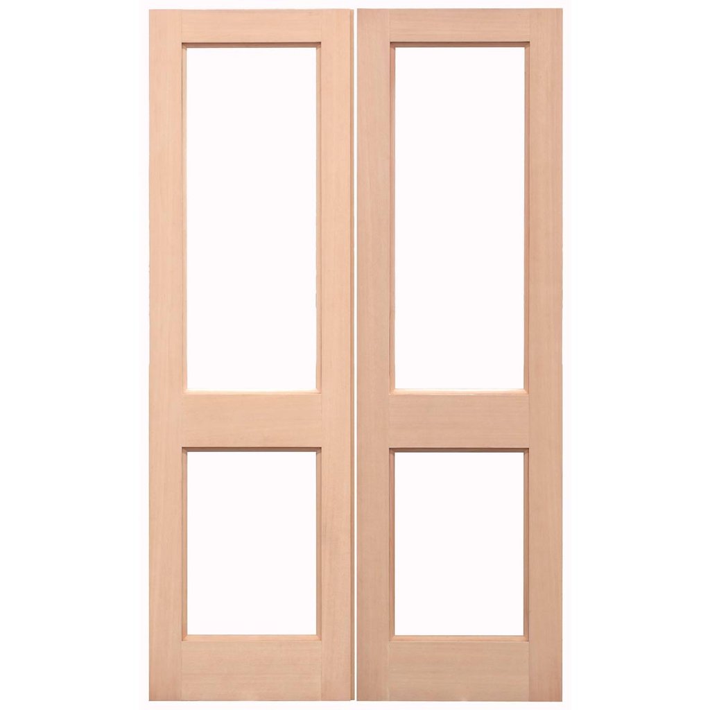 EXTERIOR Hemlock 2XGG Door Pair - Fit Your Own Glass