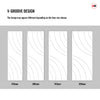 V-Line® Grooved Flush Door V039 - Premium Primed - Six Colour Options