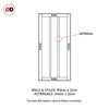 Eco-urban rails & stiles sizes diagram