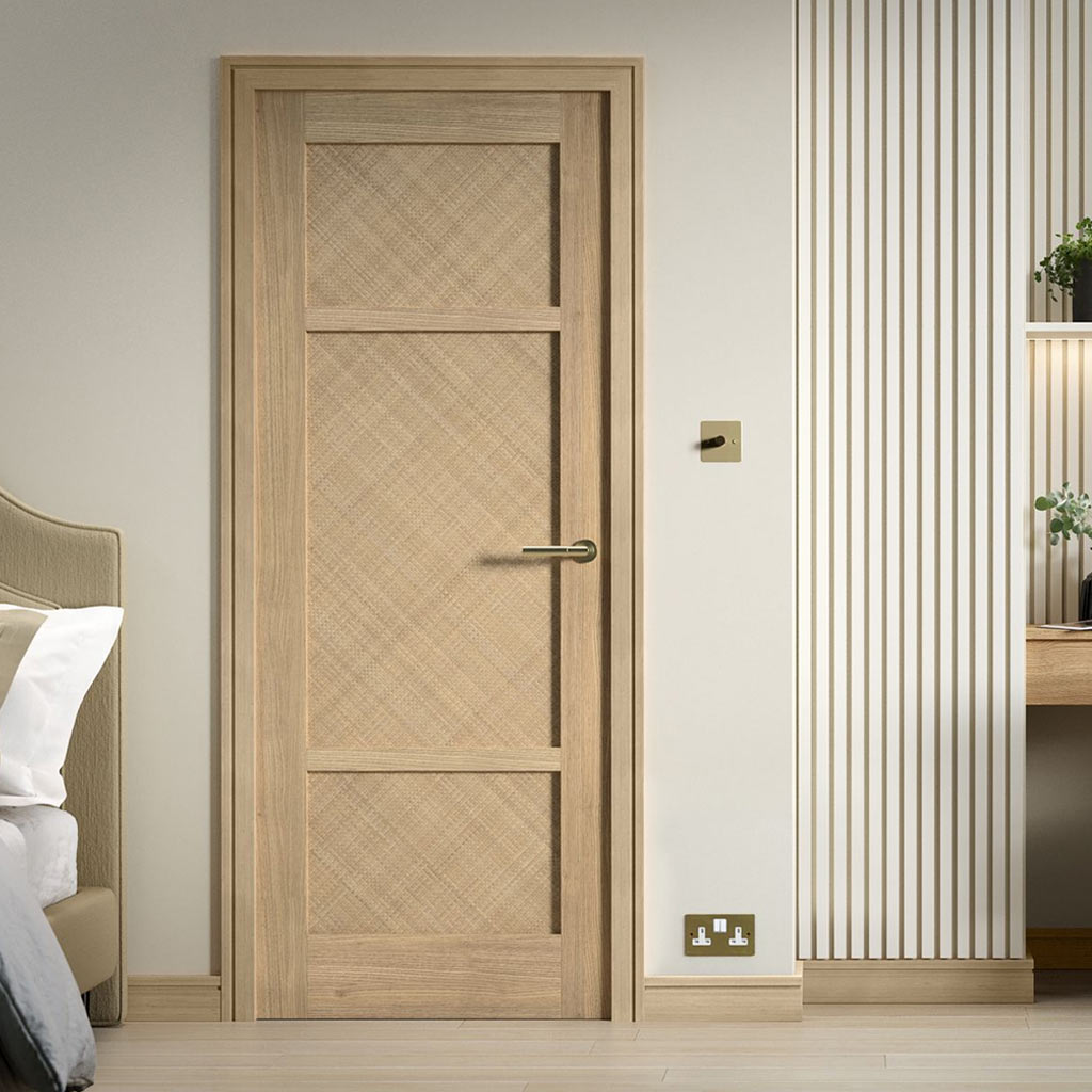 Alvin Oak Panel Internal Door - Prefinished