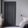 Samantha Anthracite Grey Grained Internal PVC Door