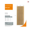 J B Kind Laminates Aria Oak Coloured Internal Internal Door Pair - Prefinished