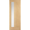 EasiKit Internal Door and Frame Kit - Belize Internal Door - Offset Glazed - Unfinished