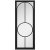 Bowery Black Single Evokit Pocket Door - Clear Glass - Prefinished