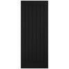 Mexicano Black Internal Door Pair - Vertical Lining - Prefinished