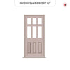 Exterior Victorian Blackwell 6L 3P Front Door and Frame - Colour and Glass Options