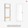 Ermetika XRS Seamless Flush with Wall Internal Door