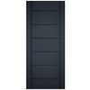 Carolina Anthracite Grey Grained Internal PVC Door