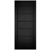 Carolina Black Grained Internal PVC Door