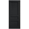 Toledo Black Panel Internal Door Pair - Prefinished