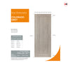 J B Kind Laminates Colorado Grey Coloured Internal Door Pair - Prefinished