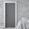 V-Line® Grooved Flush Door V083 - Premium Primed - Six Colour Options