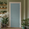 V-Line® Grooved Flush Door V084 - Premium Primed - Six Colour Options