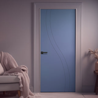 Image: Fire Line V075-FD Fire Rated Interior Door - Premium Primed - Six Colour Options