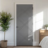 V-Line® Grooved Flush Door V003 - Premium Primed - Six Colour Options