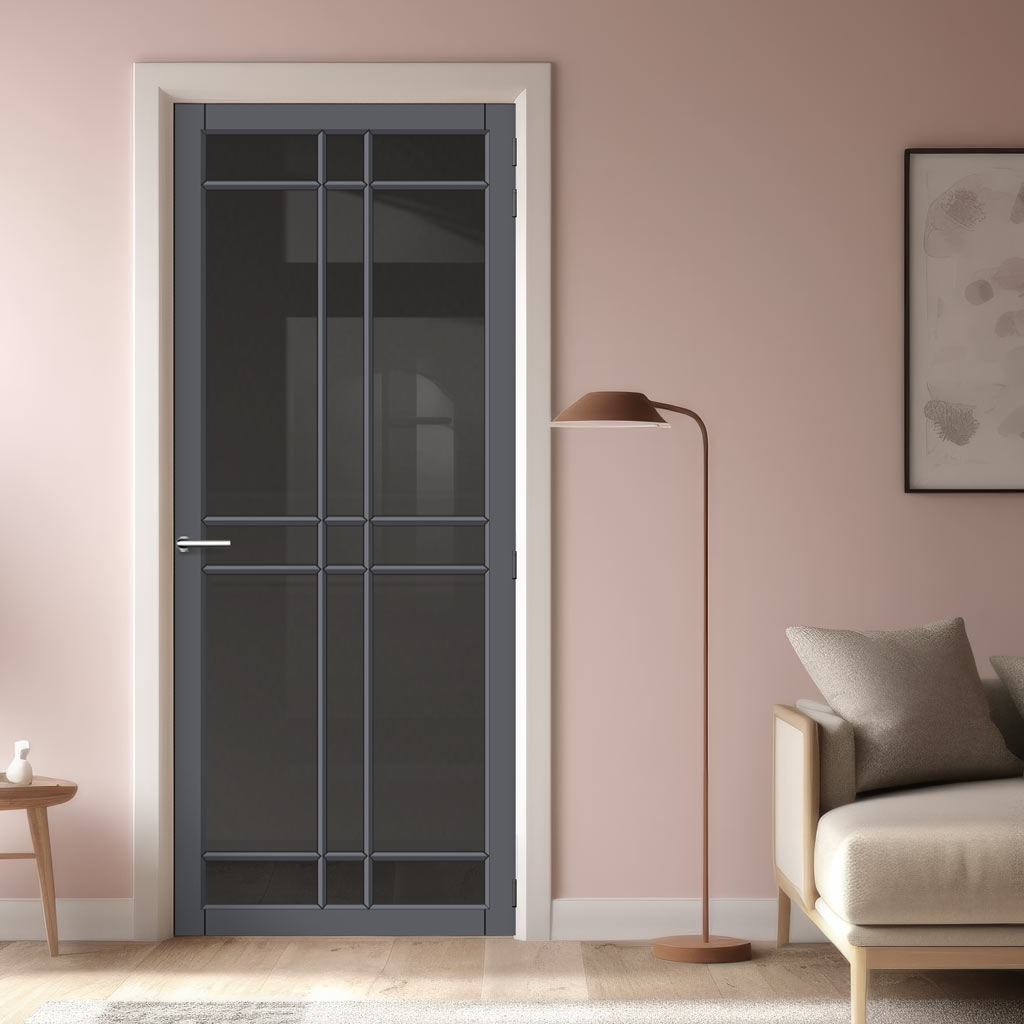 Urban Lite® - Staran Door DD0120T Tinted Glass - Dark Grey Premium Pri