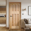 EasiKit Internal Door and Frame Kit - DX 60's Nostalgia Oak Panel Internal Door