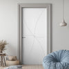 V-Line® Grooved Flush Door V032 - Premium Primed - Six Colour Options