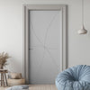 V-Line® Grooved Flush Door V032 - Premium Primed - Six Colour Options