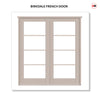 Made to Measure External Birkdale Heritage French Doors - 57mm Thick, Six Colour Options - Double Glazing