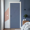 V-Line® Grooved Flush Door V020 - Premium Primed - Six Colour Options