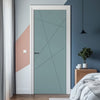 V-Line® Grooved Flush Door V020 - Premium Primed - Six Colour Options