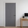 V-Line® Grooved Flush Door V040 - Premium Primed - Six Colour Options