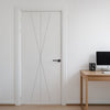 V-Line® Grooved Flush Door V040 - Premium Primed - Six Colour Options