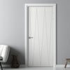 V-Line® Grooved Flush Door V034 - Premium Primed - Six Colour Options