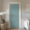 V-Line® Grooved Flush Door V078 - Premium Primed - Six Colour Options