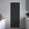 V-Line® Grooved Flush Door V002 - Premium Primed - Six Colour Options