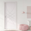 V-Line® Grooved Flush Door V038 - Premium Primed - Six Colour Options