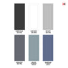 V-Line® Grooved Flush Door Pair V080 - Premium Primed - Six Colour Options