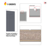 Fire Line V074-FD Fire Rated Interior Door - Premium Primed - Six Colour Options