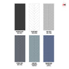 V-Line® Grooved Flush Door Pair V014 - Premium Primed - Six Colour Options