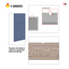 Fire Line V081-FD Fire Rated Interior Door - Premium Primed - Six Colour Options