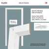 EasiKit Internal Door and Frame Kit - Ravello White Primed Flush Internal Door