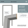 EasiKit Internal Door and Frame Kit - Breda 4 Panel Solid Wood Internal Door - Premium Primed - Colour Options