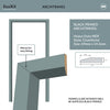 EasiKit Internal Door and Frame Kit - Bronx 4 Panel Solid Wood Internal Door - Premium Primed - Colour Options