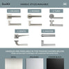 EasiKit Internal Door and Frame Kit - Boston 4 Panel Solid Wood Internal Door - Premium Primed - Colour Options