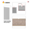 Fire Line V073-FD Fire Rated Interior Door - Premium Primed - Six Colour Options