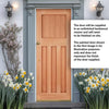 DX 30's Style Exterior Hardwood Front Door