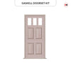 Exterior Victorian Gaskell 3L 4P Front Door and Frame - Colour and Glass Options