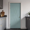 V-Line® Grooved Flush Door V077 - Premium Primed - Six Colour Options