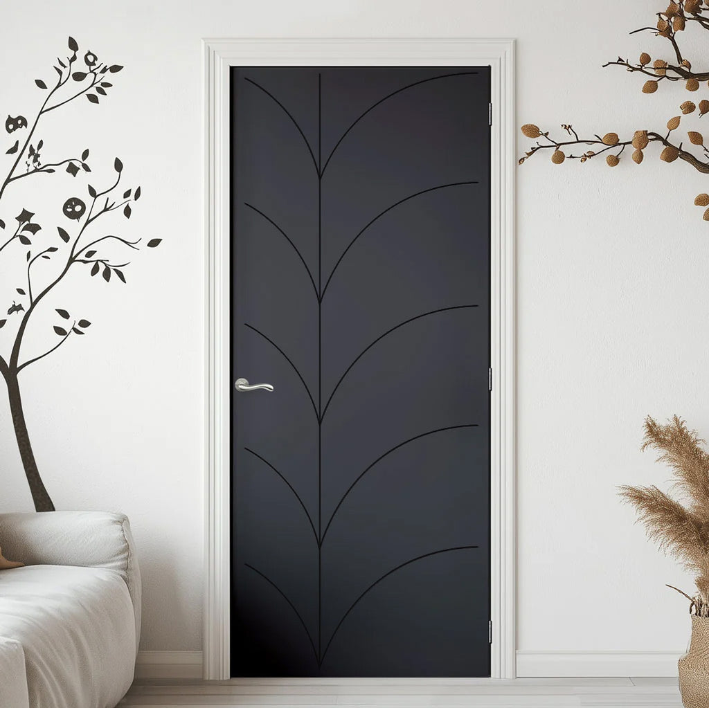 V-Line® Grooved Flush Door V033 - Premium Primed - Six Colour Options