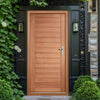 Hayes Exterior Hardwood Front Door and Frame Set with Fittings