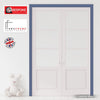 Oversize Thruframe Interior Bespoke Double Door Frames for Large Doors