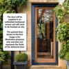 EXTERIOR Hemlock Full Pane Back Door - Fit Your Own Glass