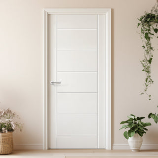 Image: Carolina Lightly Grained Internal PVC Panel Door