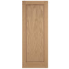 Oak 1 Panel Inlay Flush Fire Internal Door - 30 Minute Fire Rated - Prefinished